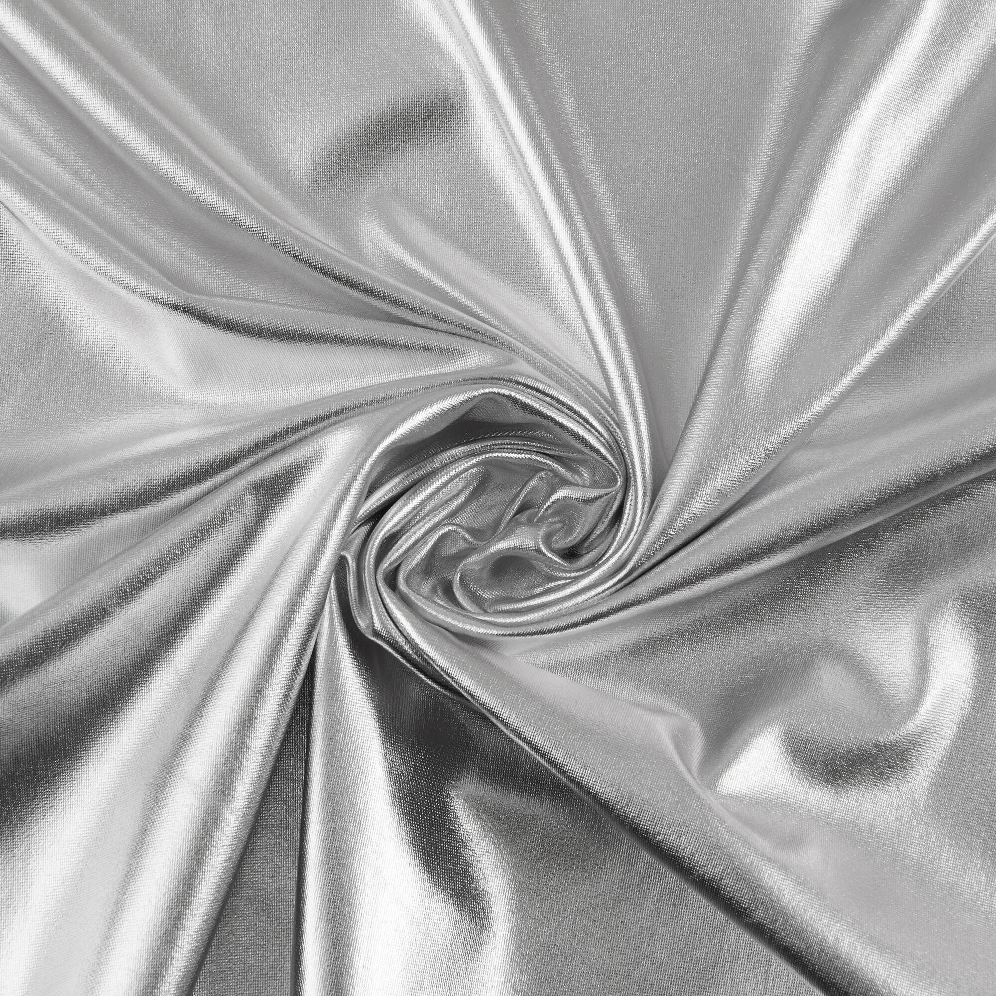 Cosplay by Yaya Han Metallic Silver 4-Way Stretch Fabric